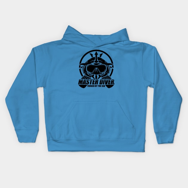 Master Diver Kids Hoodie by TCP